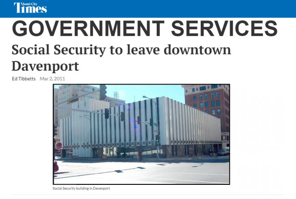 Building Restoration in Downtown Davenport 2011